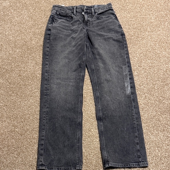 American Eagle Outfitters Denim - American Eagle Outfitters Dark Gray Straight Leg Jeans